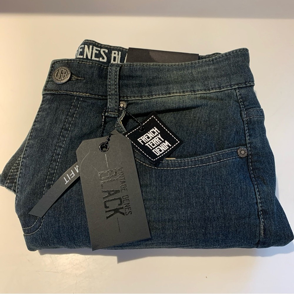 New NWT Vintage Genes Black brand designer jeans men’s 30 x 32